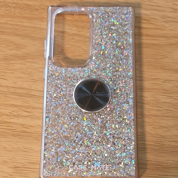 Case-Mate Silver Sparkle Phone Case For Samsung Galaxy S24 Ultra - Picture 1 of 6